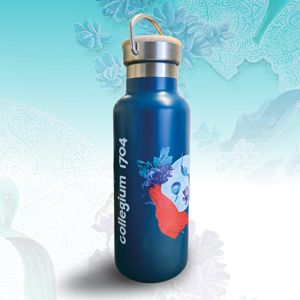 Flasche mit Illustration von Michal Bačák